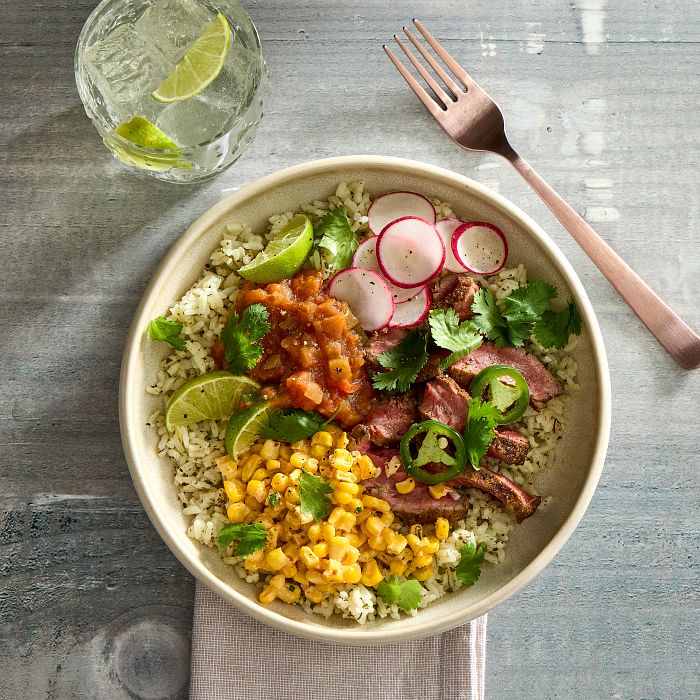 Carne Asada Burrito Bowls