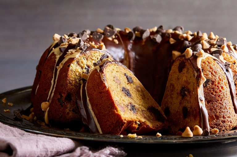 Chocolate Peanut Butter Bundt Cake