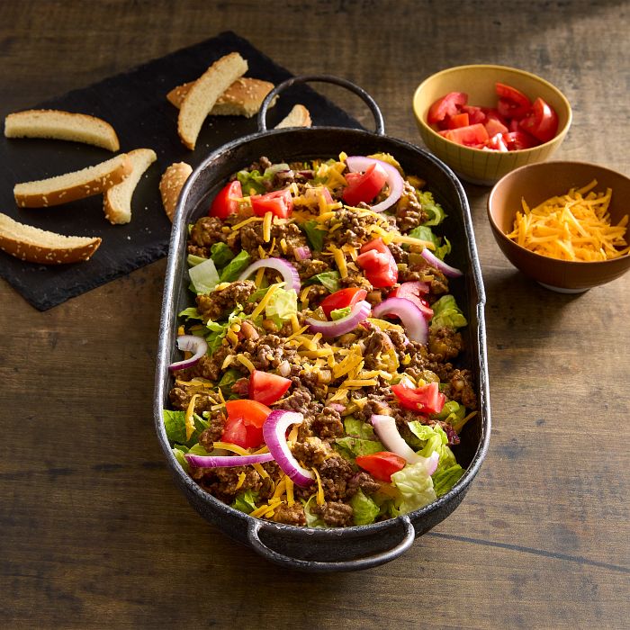 Deluxe Cheeseburger Salad